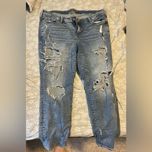 Torrid Boyfriend Straight Distressed Jeans